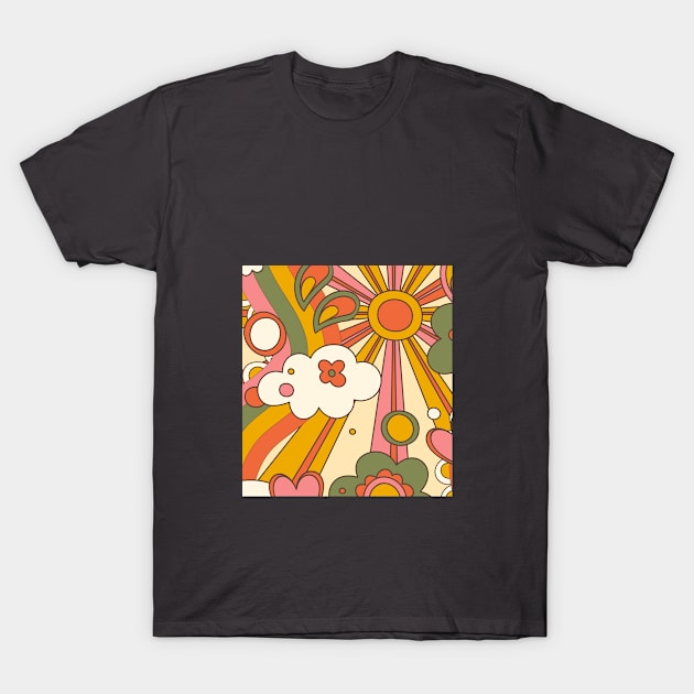 Sunshine abstract T-Shirt by Weldi - 33 Studio Design